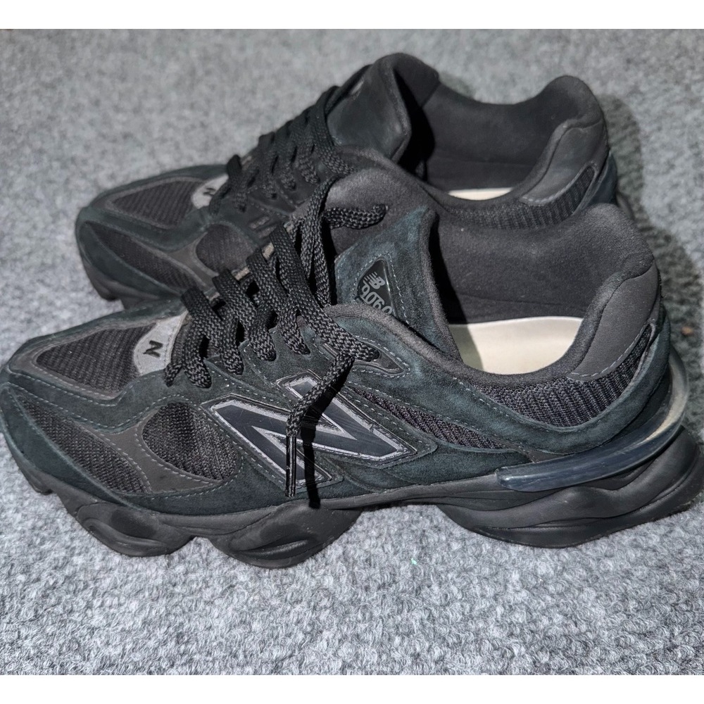 New Balance 9060 Triple Black/Phantom Sneakers U9060BPM Size 10 - Picture 3 of 9